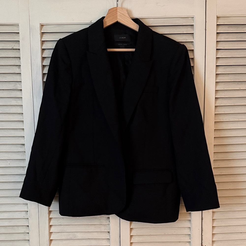 J. Crew Black Women's Tailored Blazer 120